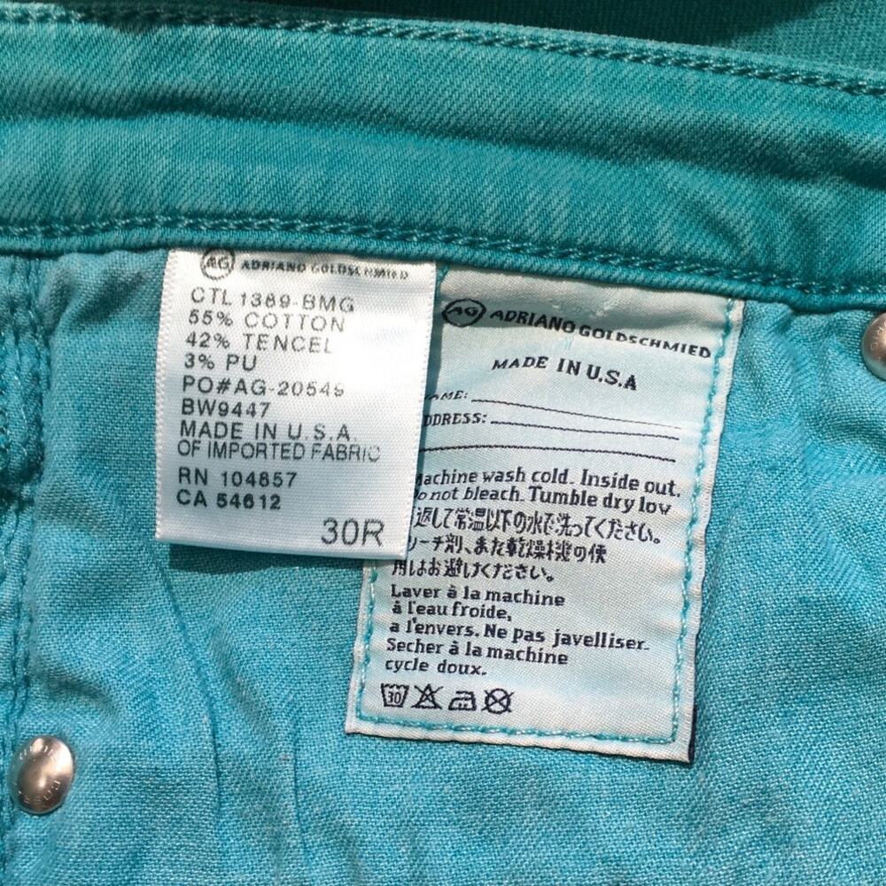 Adriano Goldschmied Legging Ankle Jeans Size 30R - Y2K, Streetwear, Vibrant - Picture 4 of 8